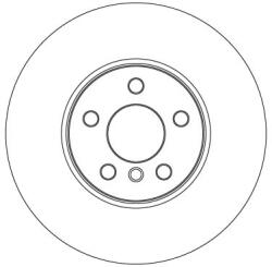 TRW Brzdový kotúč TRW DF6834S (DF6834S)