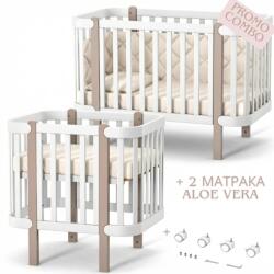 Veres Комплект Кошара Монако 5в1 Бяло/Капучино