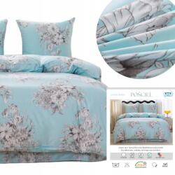 Cotton Ágynemű garnitúra 160x200 paplan +2x Párnahuzat 70x80 Szatén Pamut Virág