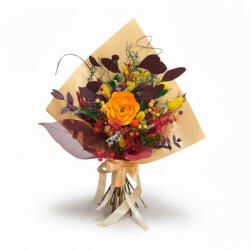 Eventissimi® Buchet din flori naturale uscate si stabilizate, multicolor (BF-273)