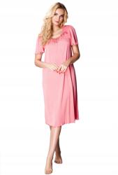 MEWA lingerie Sirály Mintás Beatriz Térd Alá Érő Hálóing Korall 52-ES (5900911427154)