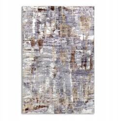 Elle Decoration Modern szőnyeg nappaliba 120x170cm, krém-arany lapos szövésű (106036)