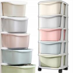 Modeus Műanyag Tároló Polc Játék Kosár Fiók (PO10)