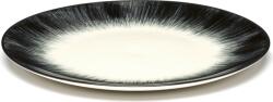 Serax Farfurii de desert Dé 4, 17, 5 cm, negru și alb, 2 buc (B4019310)