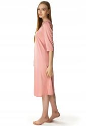 MEWA lingerie Sirály hosszú hálóing Diana sötét rózsaszín 54-es (84133)