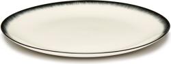 Serax Farfurii întinse Dé 3, 28 cm, alb-negru, 2 buc (B4019325)