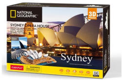 CubicFun DS1088 - National Geographic, Sydney operaház - 85 db-os 3D puzzle (DS1088) - gyerekjatekbolt