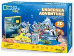CubicFun DS0974 - National Geographic, Kaland a tenger alatt - 63 db-os 3D puzzle (DS0974) - gyerekjatekbolt