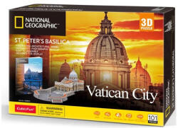 CubicFun DS0997 - National Geographic, Szent Péter-bazilika - 101 db-os 3D puzzle (DS0997) - gyerekjatekbolt