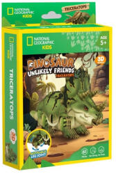 CubicFun DS1168 - Mini National Geographic Kids Triceratopsz - 61 db-os 3D puzzle (DS1168) - gyerekjatekbolt