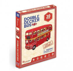 CubicFun S3018 - Mini Londoni emeletes busz - 66 db-os 3D puzzle (S3018) - gyerekjatekbolt