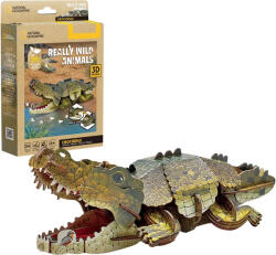 CubicFun DS1182 - National Geographic Krokodil - 54 db-os 3D puzzle (DS1182)