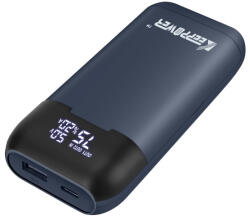 Keeppower PD2 újratölthető utazó töltő és power bank Li-ion akkumulátorokhoz