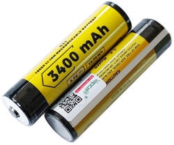 Vapcell B34 tölthető li-ion akkumulátor 18650 3400mAh védelemmel