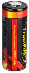 TrustFire 26650 tölthető védett li-ion akkumulátor - kiárusítás