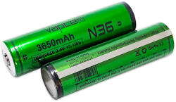 Vapcell N36 18650 3650mah tölthető li-ion akkumulátor VÉDETT
