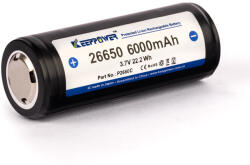 KeepPower 26650 tölthető védett li-ion akkumulátor 6000 mAh kapacitással