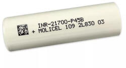 MOLICEL INR21700-P45B nagy terhelhetőségű tölthető li-ion akkumulátor