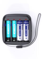 Xtar BC4 1, 5 V akkumulátor töltő AA és AAA akkumulátorhoz