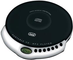 Trevi CMP 498 Hordozható CD lejátszó, fekete/ezüst színben, fülhallgatóval