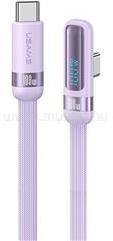 USAMS US-SJ653 adatkábel Type-C - Type-C, 120cm, LILA (SJ653USB04) (SJ653USB04)