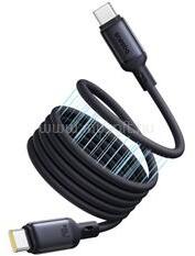 Baseus PICOGO adatkábel Type-C - Type-C, 100cm, FEKETE (P10376800121-00) (P10376800121-00)