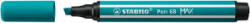 STABILO Filctoll, 1-5 mm, vágott hegy, 'Pen 68 MAX', türkizkék (TST76851) (TST76851)