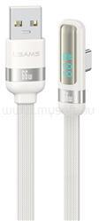 USAMS US-SJ651adatkábel USB - Type-C, 120cm, FEHÉR (SJ651USB02) (SJ651USB02)