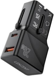 X-PART Univerzális töltő 20W adapterrel, X-PART, gyors, kompakt, fekete