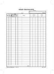 Victoria Nyomtatvány, időszaki pénztárjelentés, 25x4, A4, VICTORIA "B. 13-21 (NVB1321V)