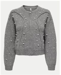 Only Női kardigán, Only, 304767944, Újrahasznosított poliészter/akril, M INTL, Szürke (0000304767944_M)