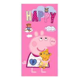 Carbotex Törölköző - Peppa malac és Teddy mackó, 70×140 cm