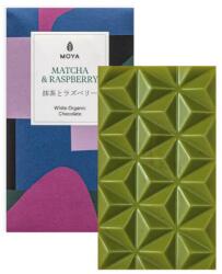 Moya Organikus Matcha Fehércsokoládé Málnával 80g