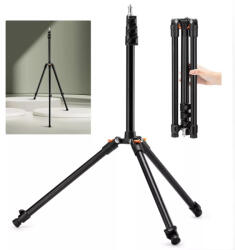 K&F Concept lámpaállvány, 200cm magasság, 3kg teherbírás, alumínum (KF-34-038)