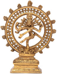 Bodhi Nataraj réz szobor, (aranysárga) kb. 20 cm - Bodhi