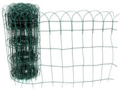Nature Metalex párizsi drótkerítés, műanyag, zöld, félmerev, 65 cm x 10 m