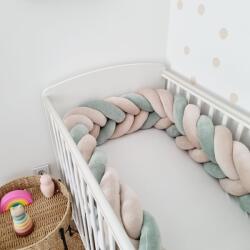  Halszálka mintás fonott rácsvédő - zsálya bézs, 180-420cm