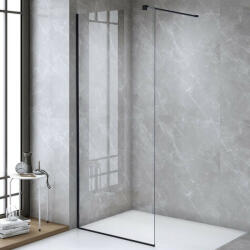 Welland Vista walk-in zuhanyfal 70 x 195 cm - fekete profil - pepita