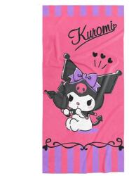 Carbotex Törölköző - Kuromi Aranyos lázadó, 70×140 cm