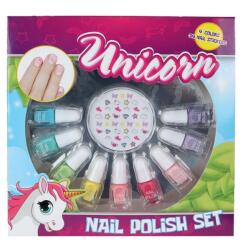 MTS Toy & Hobby Einhorn Körömlakk Szett Egyszarvúval és Köröm Matricákkal