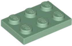 LEGO® Alkatrészek (Pick a Brick) Homok zöld 2X3 Lapos Elem 6184348 (6184348)
