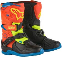 Alpinestars TECH 3S KIDS Gyerekcsizma, fluo narancsszín/ kék/ fluo sárga/ fekete, 2025, mérete 32 (M132-34-32)