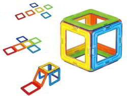 Magformers Squares Mágneses Építőjáték Készlet - 12 Darabos (005-53210)