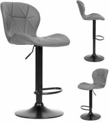 ModernHOME állítható magasságú Bárszék lábtartóval - Szürke (820-4)