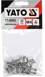 Yato alumínium szegecsanya M4, 20db (YAT-36452) (YAT-36452)