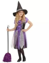 Widmann Costum de vrăjitoare (rochie, pălărie) - 116 cm Costum bal mascat copii