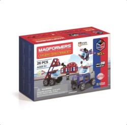 Magformers Rendőrségi És Sürgősségi Mágneses Építőjáték - 26 Darabos (005-717001)
