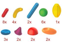 Magformers Stick-o Basic 30 darabos Mágneses Építő Készlet