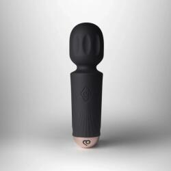 Rocks-Off Vibrator Mini Wand Black Tulip, 16 Moduri Vibratii, Silicon, USB, Negru, 11.5 cm Vibrator