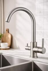 Ruvetti Antilia baterie pentru filtru apă pe picior oţel inoxidabil 1007BS (1007BS)